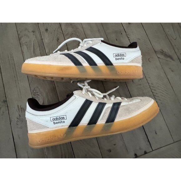 Bad Bunny x Adidas Gazelle Indoor Core White Size 8.5 - Picture 8 of 9